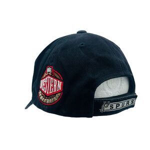 Vintage PUMA 1999 San Antonio Spurs Black Adjustable Hat Embroidered